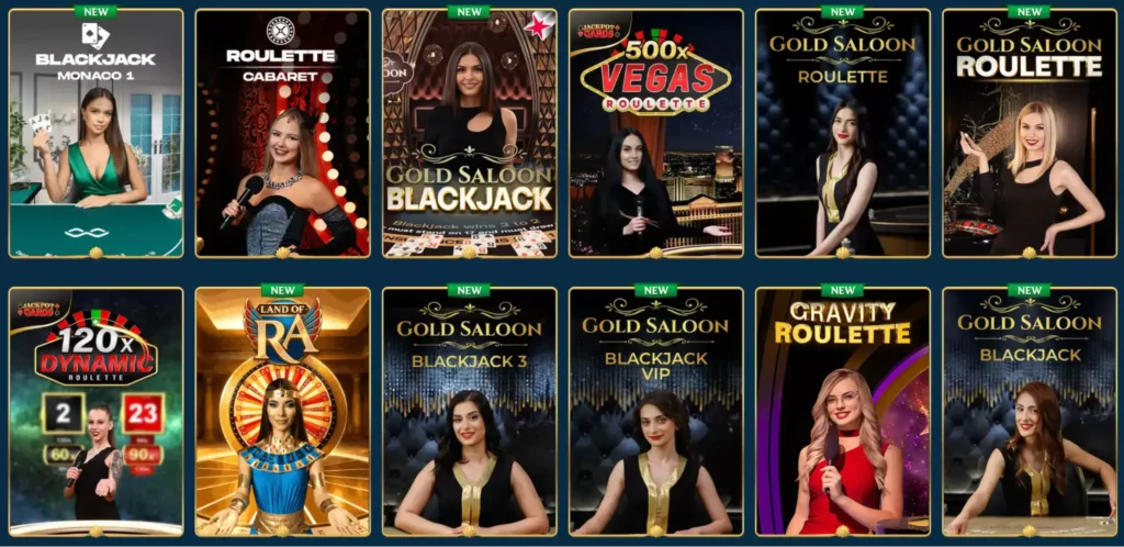 Live Dealer Casino Games at Aquaspins Australia